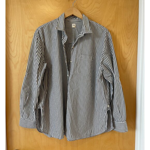 XL GAP Cotton Striped Button Down Shirt - Picture 1 of 2